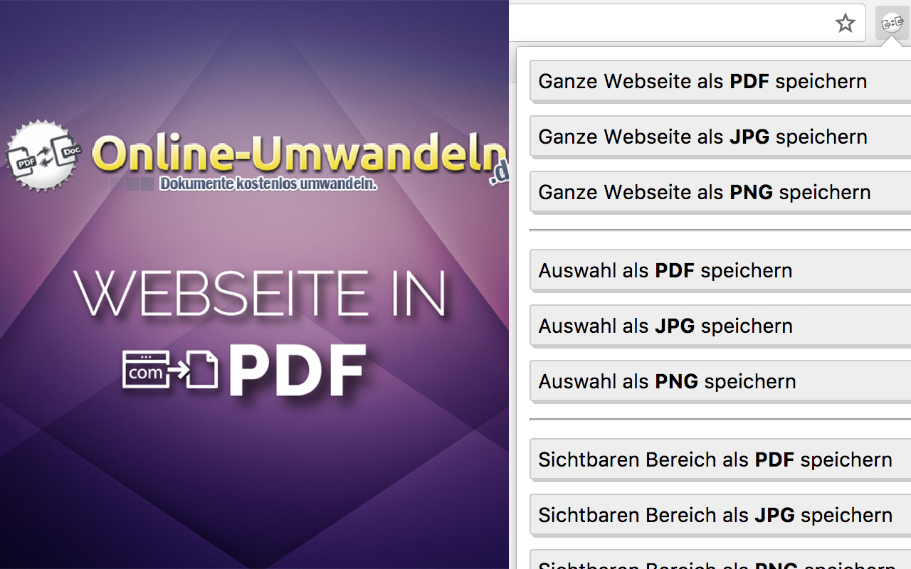 Website In Pdf Dateien Online Konvertieren