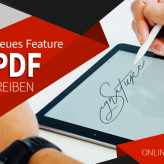 Neues Feature: PDF unterschreiben